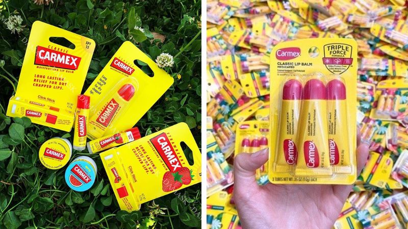 Các mẫu son dưỡng Carmex