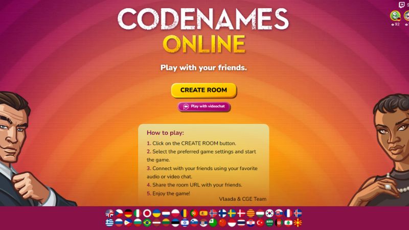 Chơi board game Codenames online ở đâu?