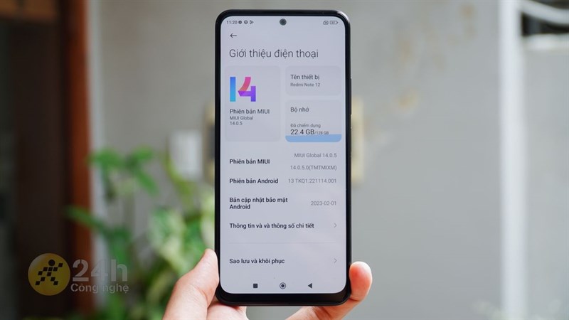 Với Remdi Note 12 Pro thì bạn có thể lưu trữ thỏa thích nhờ bộ nhớ lớn