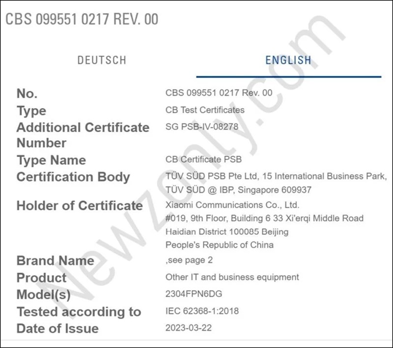 Xiaomi 13 Ultra đạt thêm chứng nhận mới Xiaomi 13 Ultra đạt thêm chứng nhận mới