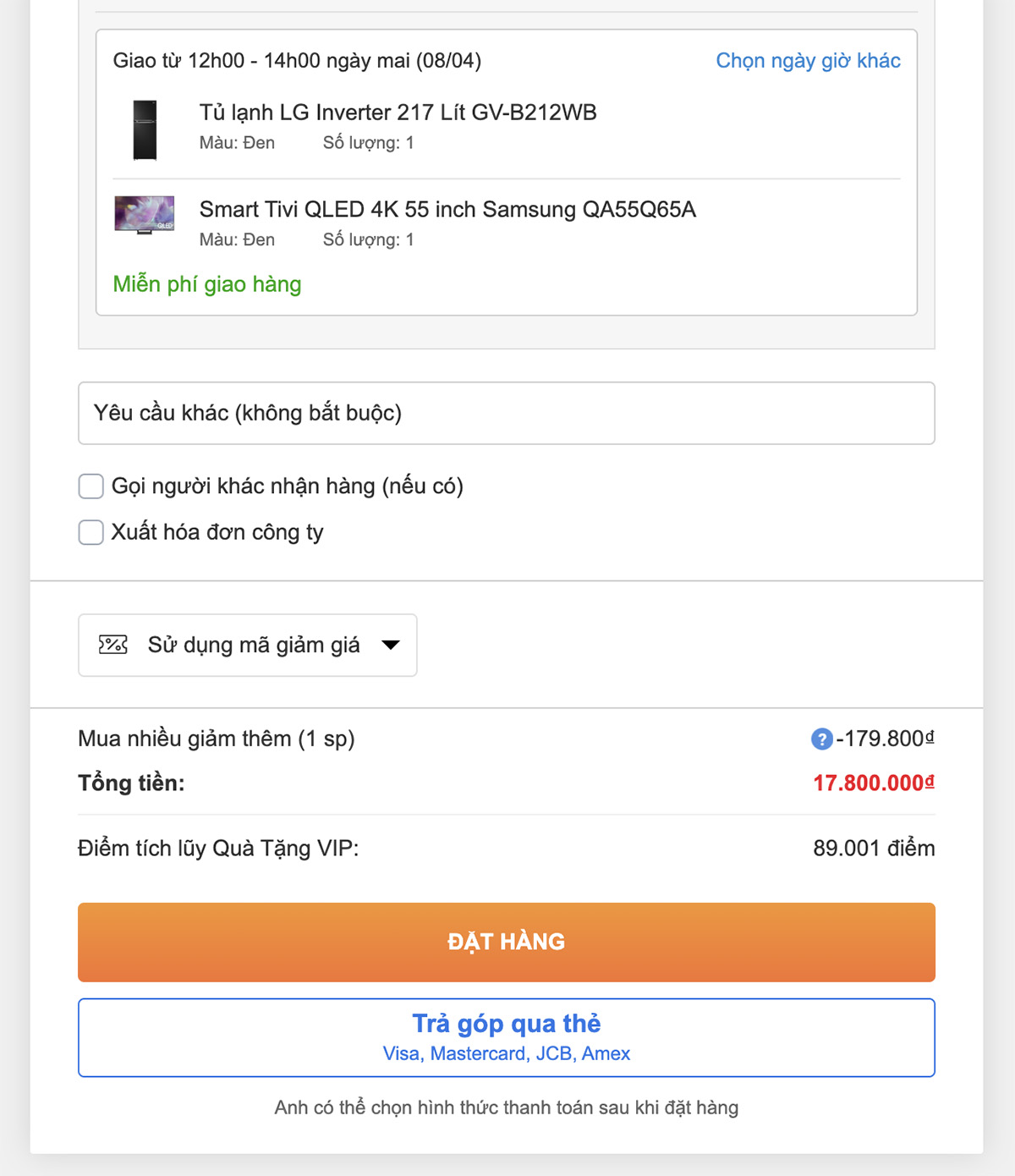 Th&ecirc;m h&agrave;ng v&agrave;o giỏ h&agrave;ng