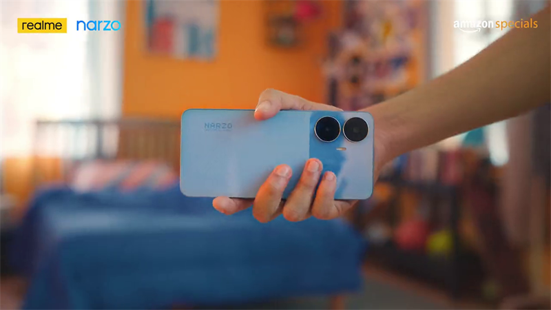 realme Narzo N55 phiên bản màu Prism Blue