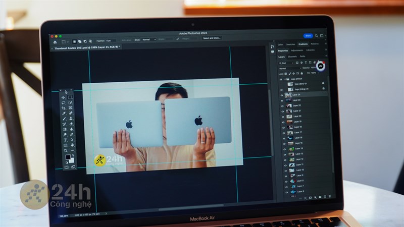 Những tác vụ đồ họa không thể làm khó được MacBook Air M1.