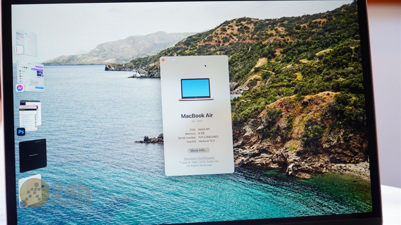 Đối với nhu cầu sử dụng của bản thân mình thì dung lượng RAM 8 GB của MacBook Air M1 là không đủ.