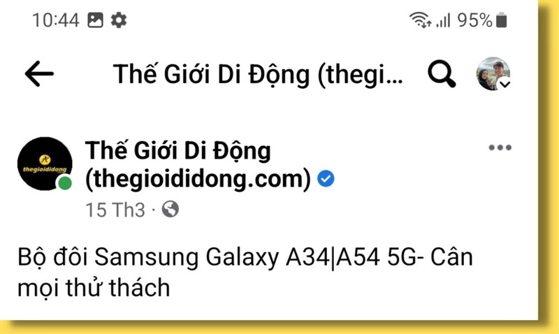 Sau khoảng 20 phút với các tác vụ nhẹ thì Galaxy A34 5G của mình chỉ tiêu hao 5% pin.