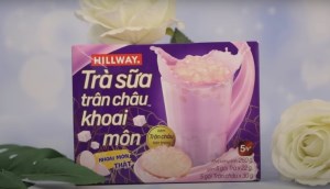 Trà sữa trân châu Hillway hương khoai môn mới, bạn đã thử?