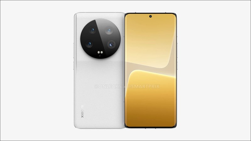 Lộ ảnh render Xiaomi 13 Ultra mới: Màn hình cong bắt mắt, khung nhôm cao cấp