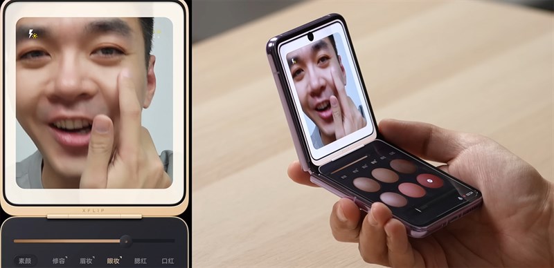 Tính năng make up cũng khá thú vị Tính năng make up cũng khá thú vị