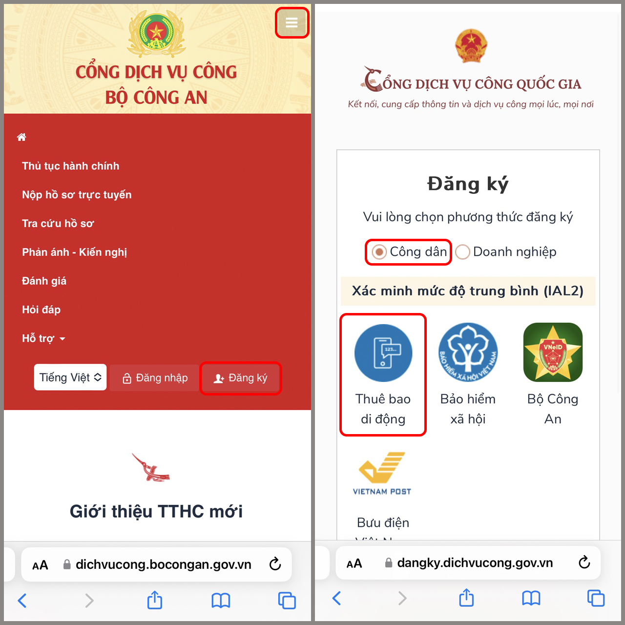 cách làm hộ chiếu online