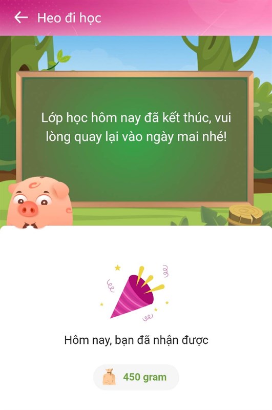 Đáp án Heo đi học trên MoMo