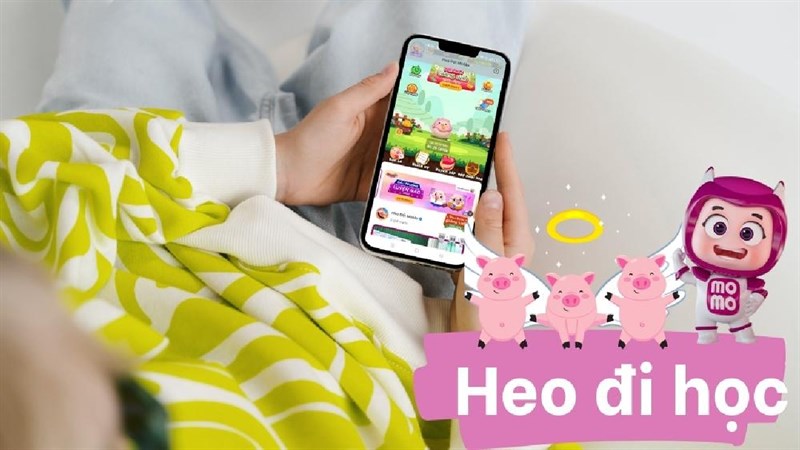 Đáp án Heo đi học trên MoMo
