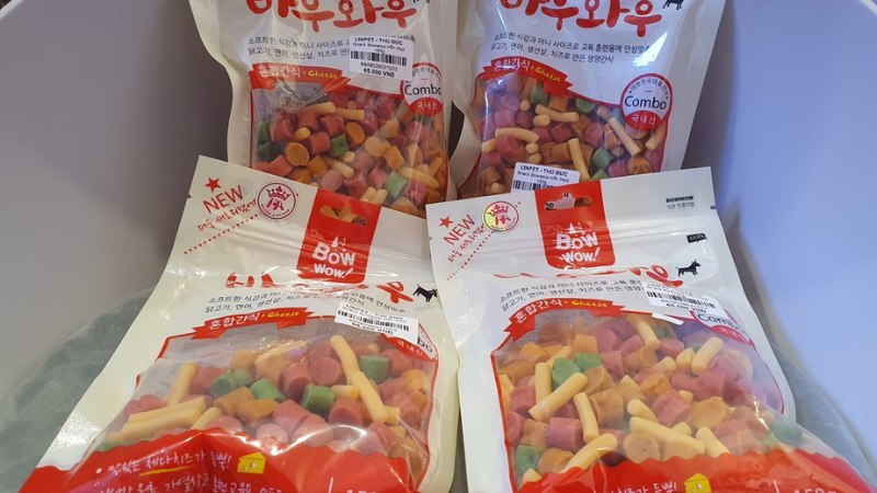 Thức ăn cho chó Bowwow Snack hỗn hợp