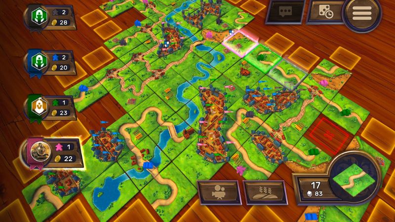 Board game Carcassonne online