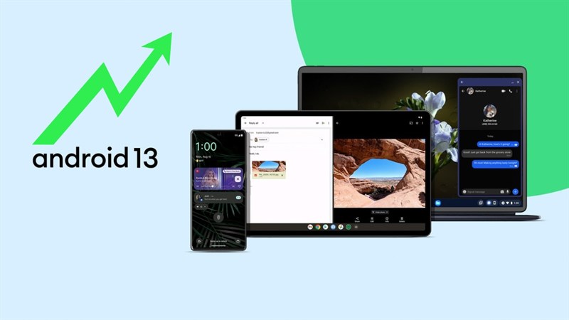 Thống kê phân phối Android mới nhất của Google cho thấy Android 13 đã tăng hơn gấp đôi thị phần kể từ tháng 1