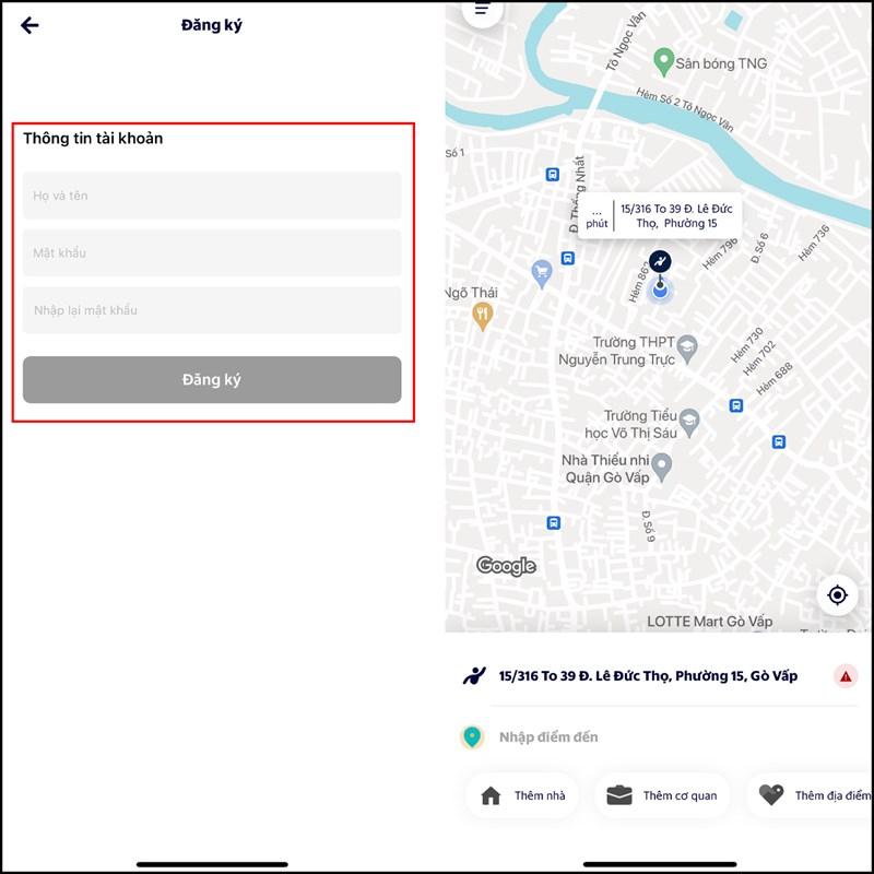 Cách đăng ký tài khoản Taxi Xanh SM