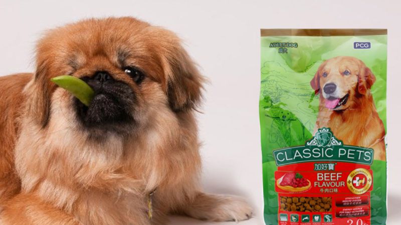 Thức ăn hạt khô cho chó trưởng thành Classic pets adult dog beef flavor