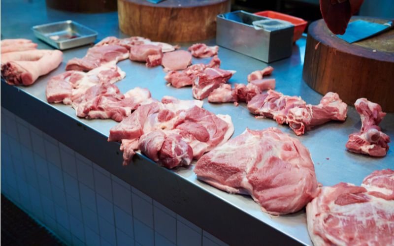 Giá thịt heo hôm nay 14/04 của thương hiệu CP