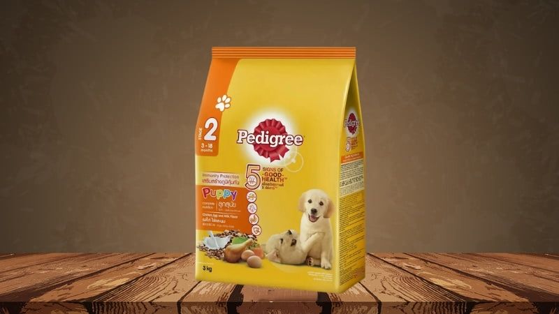 Thức ăn cho chó Pedigree hương gà, trứng và sữa túi 1.3kg