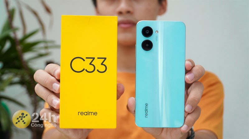 Ngoại hình trẻ trung năng động của realme C33. Ngoại hình trẻ trung năng động của realme C33.