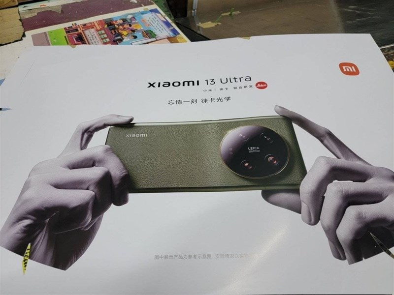 Xiaomi 13 Ultra lộ diện qua poster rò rỉ