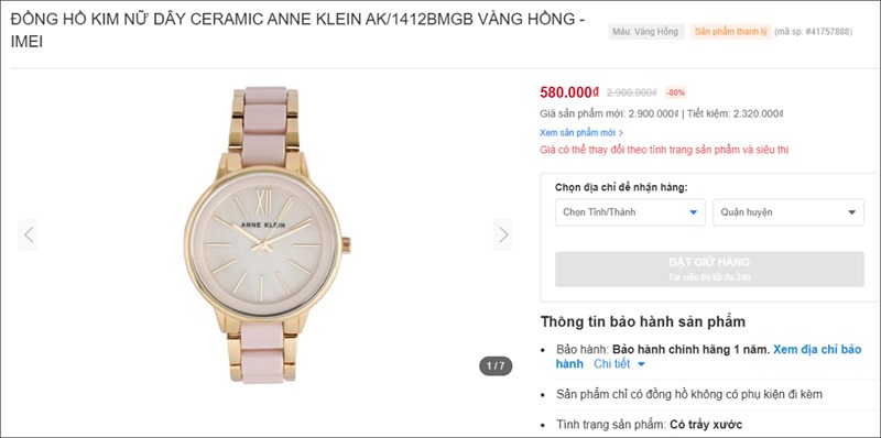 Vì sao bạn nên lựa chọn mua đồng hồ thanh lý tại Thế Giới Di Động?