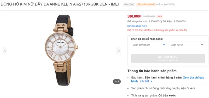 Vì sao bạn nên lựa chọn mua đồng hồ thanh lý tại Thế Giới Di Động?