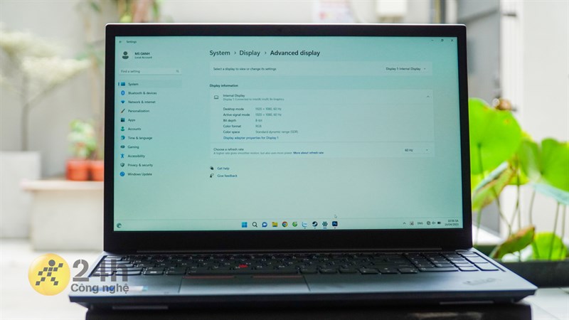 Màn hình của Lenovo ThinkPad E15 Gen 4 cũng được trang bị công nghệ hạn chế ánh sáng xanh giúp bảo vệ mắt người dùng khi làm việc quá lâu. Màn hình của Lenovo ThinkPad E15 Gen 4 cũng được trang bị công nghệ hạn chế ánh sáng xanh giúp bảo vệ mắt người dùng khi làm việc quá lâu.