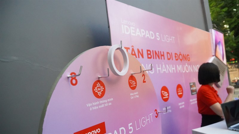 Toàn cảnh sự kiện mở bán Laptop Lenovo IdeaPad Slim 5 Light