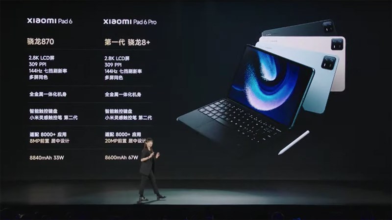 New Xiaomi Mi Pad 6 Pro Snapdragon 8+ Gen 1 Tablet 6 Pro 144Hz 2.8