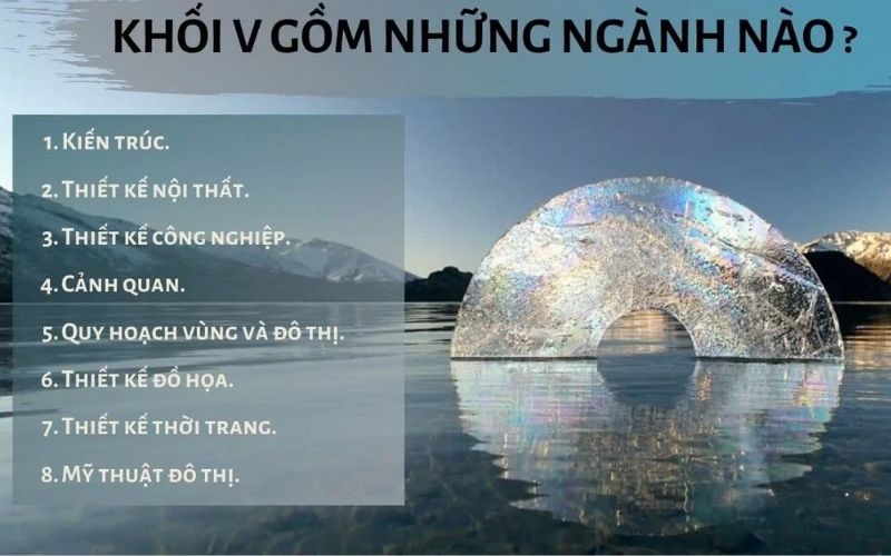 Khối V gồm những ngành gì?