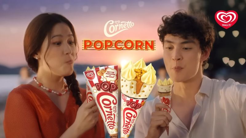 Kem Cornetto Popcorn mới có gì đặc biệt?