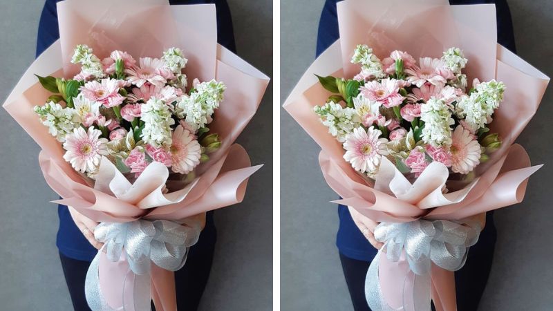 Beautiful birthday flower bouquet for your best friend