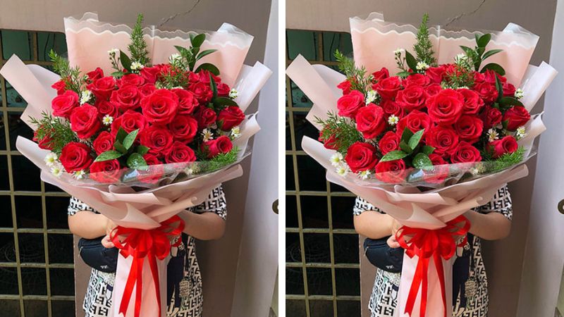 Red rose bouquet