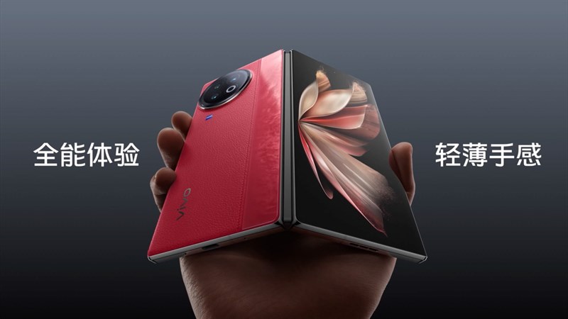 Vivo X Fold 2 ra mắt với thiết kế sang trọng, đẹp mắt