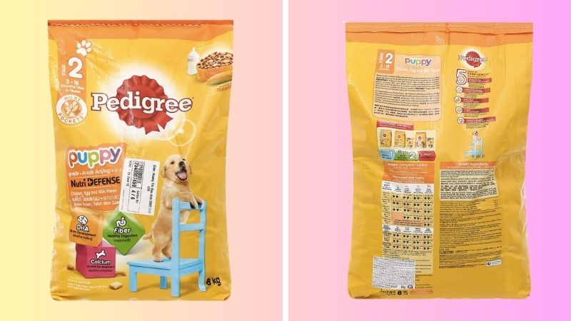 Thức ăn cho chó con Pedigree hương gà, trứng và sữa bao 8kg Thức ăn cho chó con Pedigree hương gà, trứng và sữa bao 8kg