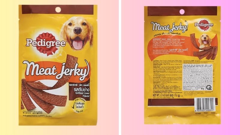 Thức ăn vặt cho chó Pedigree vị gan nướng túi 80g Thức ăn vặt cho chó Pedigree vị gan nướng túi 80g