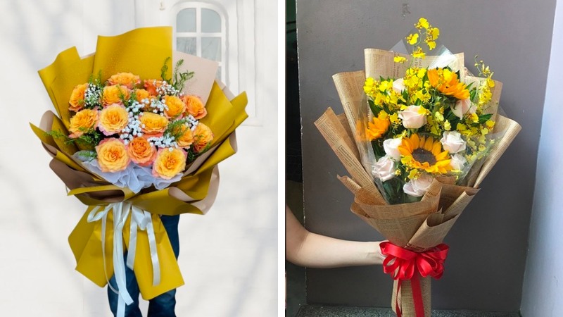 Hướng dẫn 5 cách cắm hộp hoa tặng sinh nhật nữ đơn giản nhất 2021