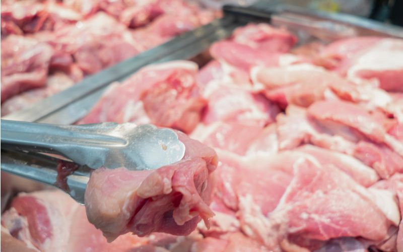 Giá thịt heo hôm nay 20/04 của thương hiệu CP