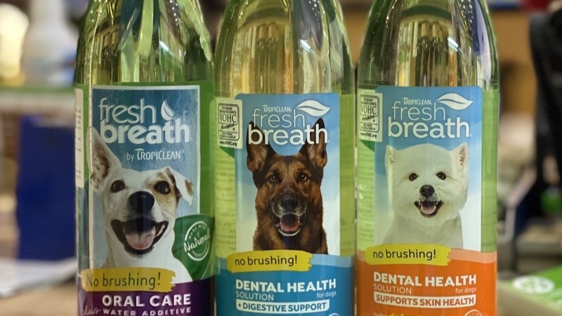 Review của người dùng về vệ sinh răng miệng Tropiclean cho thú cưng