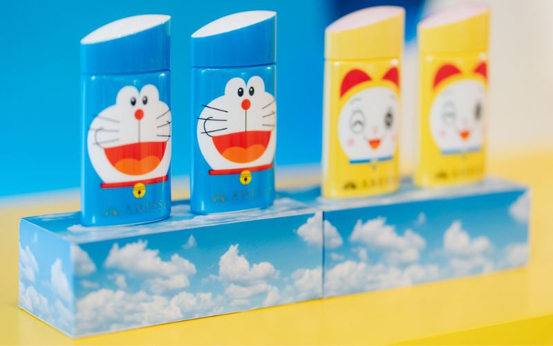 Thời điểm ra mắt sản phẩm kem chống nắng Anessa x Doraemon