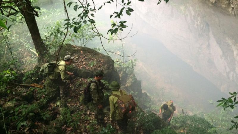 Cửa Hang Dơi thuộc Khu bảo tồn thiên nhiên Kim Hỷ