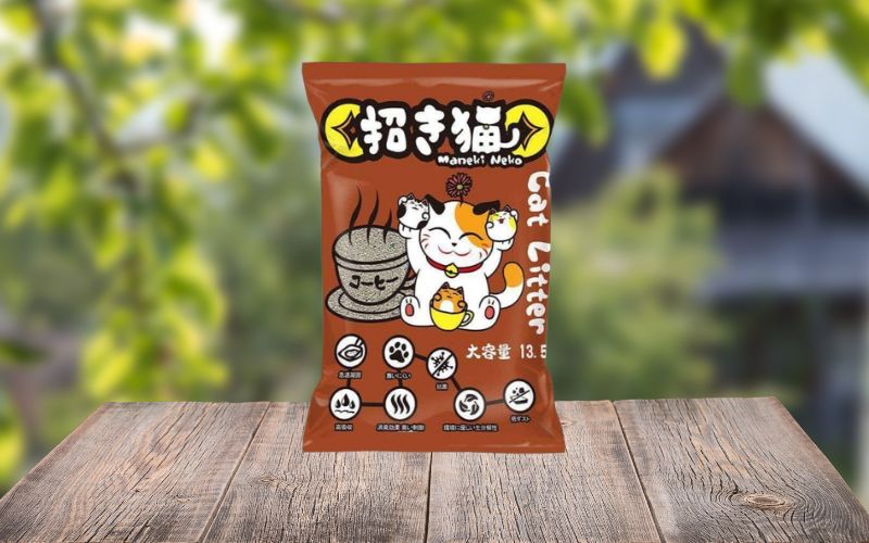 Maneki Neko Cat Litter -Cát Vệ Sinh Cho Mèo Công Nghệ Nhật Bản mùi cà phê mocha