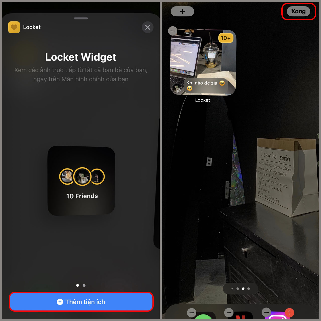 Cách tải Locket Widget trên iPhone