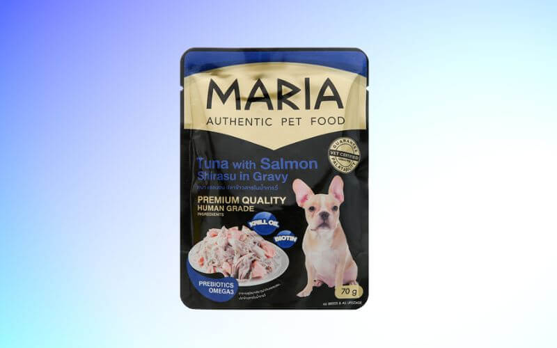 Pate cho chó MARIA cá ngừ cá hồi và cá cơm