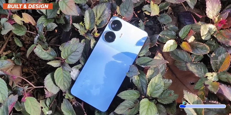 realme Narzo N55 sở hữu tổng thể hiện đại, thanh lịch với hai mặt trước sau phẳng và khung viền vuông vức. realme Narzo N55 sở hữu tổng thể hiện đại, thanh lịch với hai mặt trước sau phẳng và khung viền vuông vức.