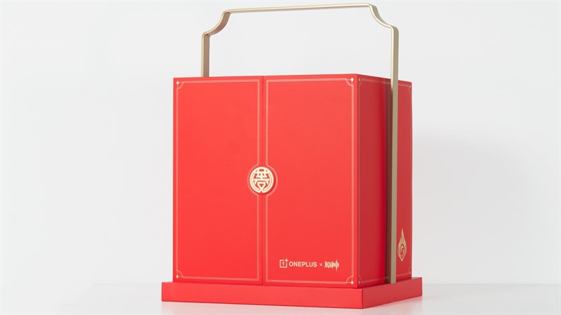 Hộp đựng của OnePlus Ace 2 Xiangling Edition có thiết kế độc đáo và đẹp mắt