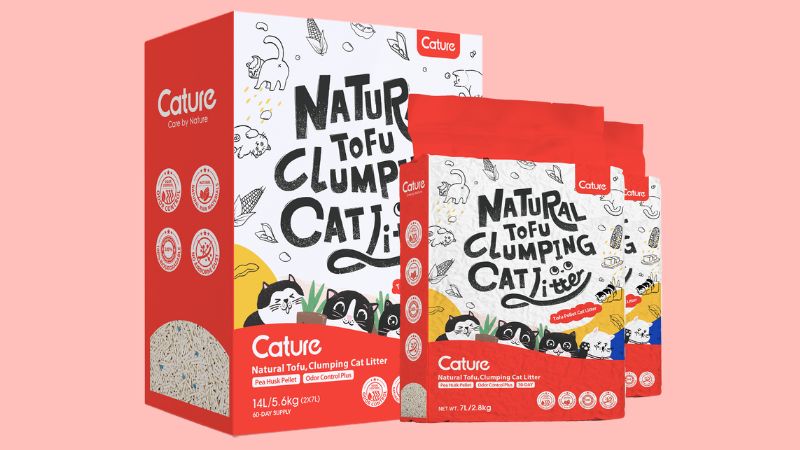 Cát đậu nành Cature Tofu Hương Sữa - Cat Litter Natural Tofu