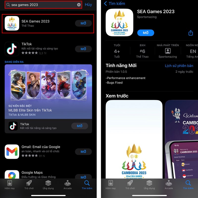 Cách xem lịch thi đấu SEA Games 32 tại Campuchia