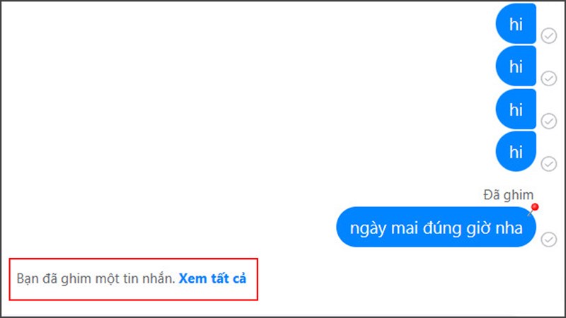 Cách ghim tin nhắn trên Facebook