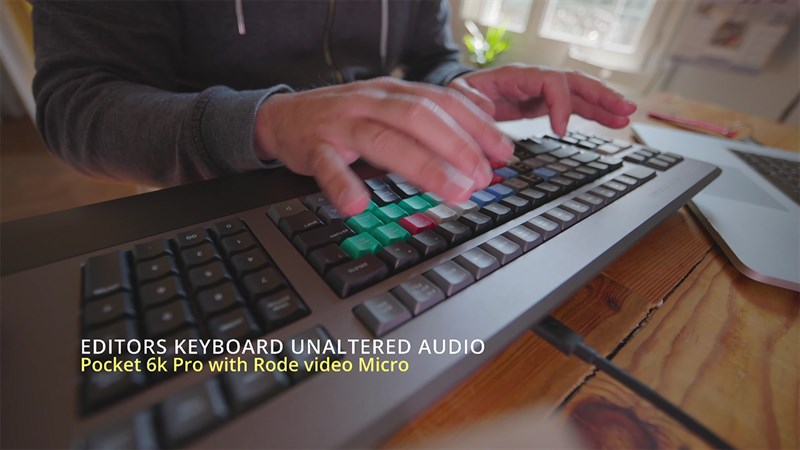 BlackMagic Design DaVinci Resolve Editor Keyboard cho cảm giác gõ tốt